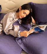 SAPHIRE BLUE PURE MULBERRY SILK PILLOWCASES