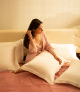 OFF-WHITE PURE MULBERRY SILK PILLOWCASES