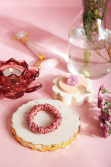 In Full Bloom Pure Silk Scrunchie Collection Pack of Nine