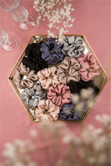 No Bad Hair Days Silk Scrunchie Collection Pack of Twelve