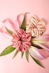 Dreamy Sundays Oversized Silk Scrunchies Pack of Two