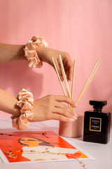 The Caviar Glow Silk Scrunchie Collection Pack of Two