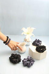 Late Night Secrets Pure Silk Scrunchies Pack of Six