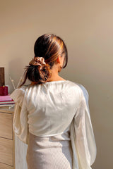 Tea-Riffic Two! Oversized Silk Scrunchies Pack of Two