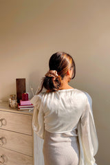 Selfcare Essentials Oversized Pure Silk Scrunchies Pack of Three