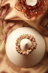 Crystal Skinny Pure Silk Scrunchies Pack of Three