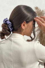 Midnight Sin Oversized Pure Silk Scrunchies Pack of Three