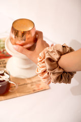 Tea-Riffic Two! Oversized Silk Scrunchies Pack of Two