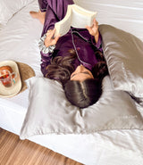 STARDUST SILVER PURE MULBERRY SILK PILLOWCASES