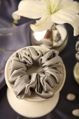 Winter Solstice Pure Silk Scrunchie Collection Pack of Three