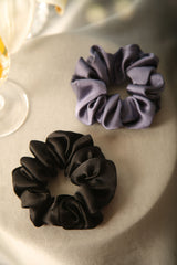 The Power Duo Oversized Silk Scrunchies Pack of Two