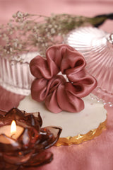 La Vien En Rosé Silk Scrunchies Collection pack of Six