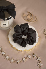 Dusky Noir Pure Silk Scrunchies Pack of Three