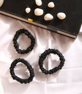 Noir Silk Pillowcase & Scrunchie Set