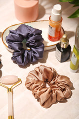 Selfcare Essentials Oversized Pure Silk Scrunchies Pack of Three