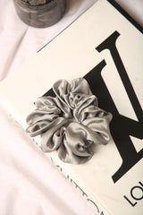 Midnight Sin Oversized Pure Silk Scrunchies Pack of Three