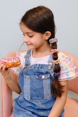 Sugar Rush Mini Silk Scrunchies Pack of Four