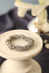 Date Night Glam Skinny Pure Silk Scrunchies Pack of Three