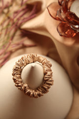 The Gemstone Collection Skinny Pure Silk Scrunchies Pack of Twelve