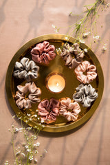 Love & Light Silk Scrunchie Collection Pack of Eight