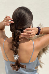 Glow In The Dark Silk Scrunchies Collection Pack of Nine