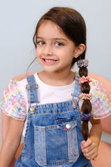 Sugar Rush Mini Silk Scrunchies Pack of Four