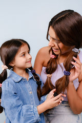 Mommy & Me Mini Silk Scrunchies Pack of Six