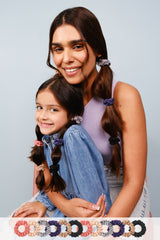 Little Lullaby Mini Silk Scrunchies Pack of Twelve