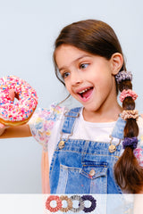 Sugar Rush Mini Silk Scrunchies Pack of Four