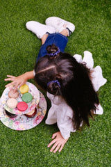 Ocean Wave Mini Silk Scrunchies Pack of Four