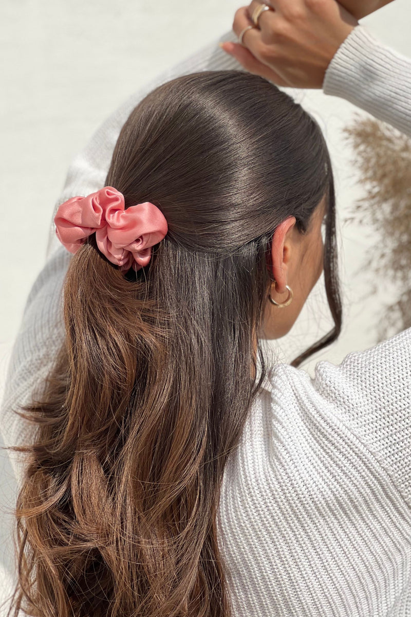 In Full Bloom Pure Silk Scrunchie Collection Pack of Nine